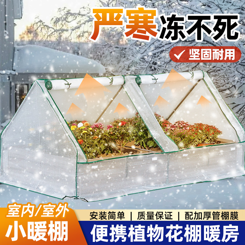 领沃暖棚冬季家用温室花房阳光房
