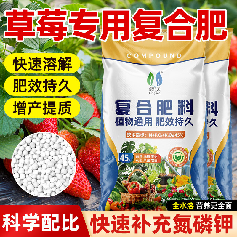 草莓专用肥复合肥盆栽农用种菜正品氮磷钾三元化肥高效缓释肥化肥,鲜花速递/花卉仿真/绿植园艺,家庭园艺肥料,淘宝优惠券,粉丝福利购,淘宝优惠卷
