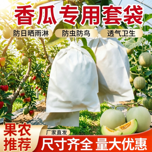 甜瓜香瓜防虫防鸟防晒透气套袋