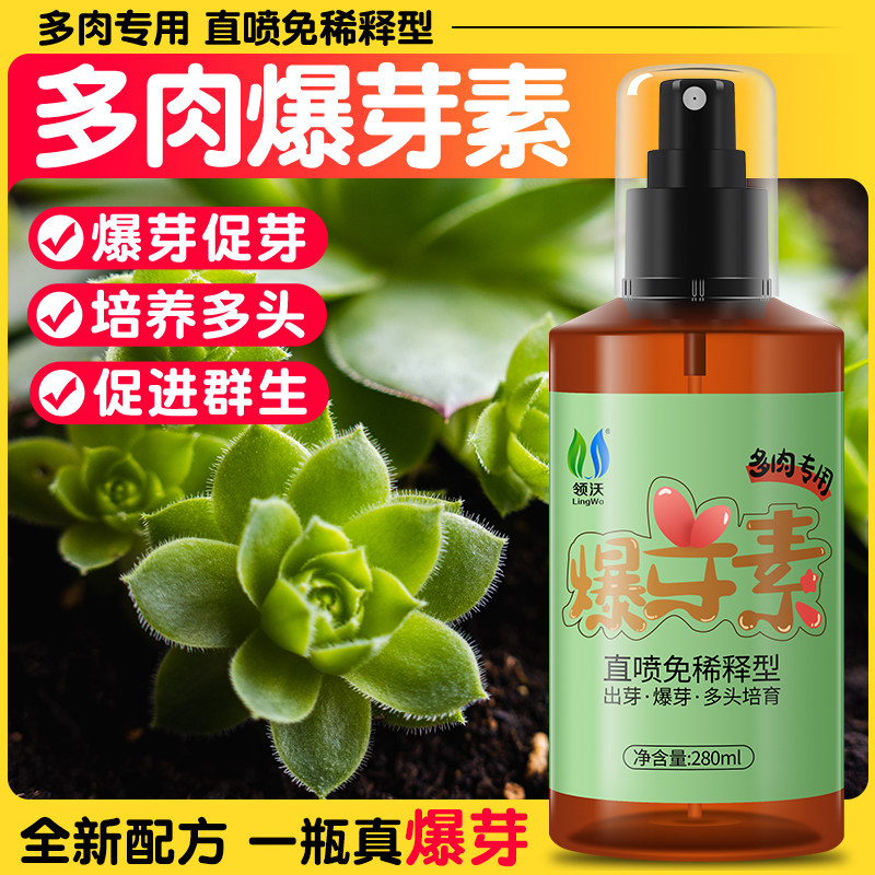 爆芽素多肉专用花肥料营养液优芽素促多头发芽催芽促进生根通用型