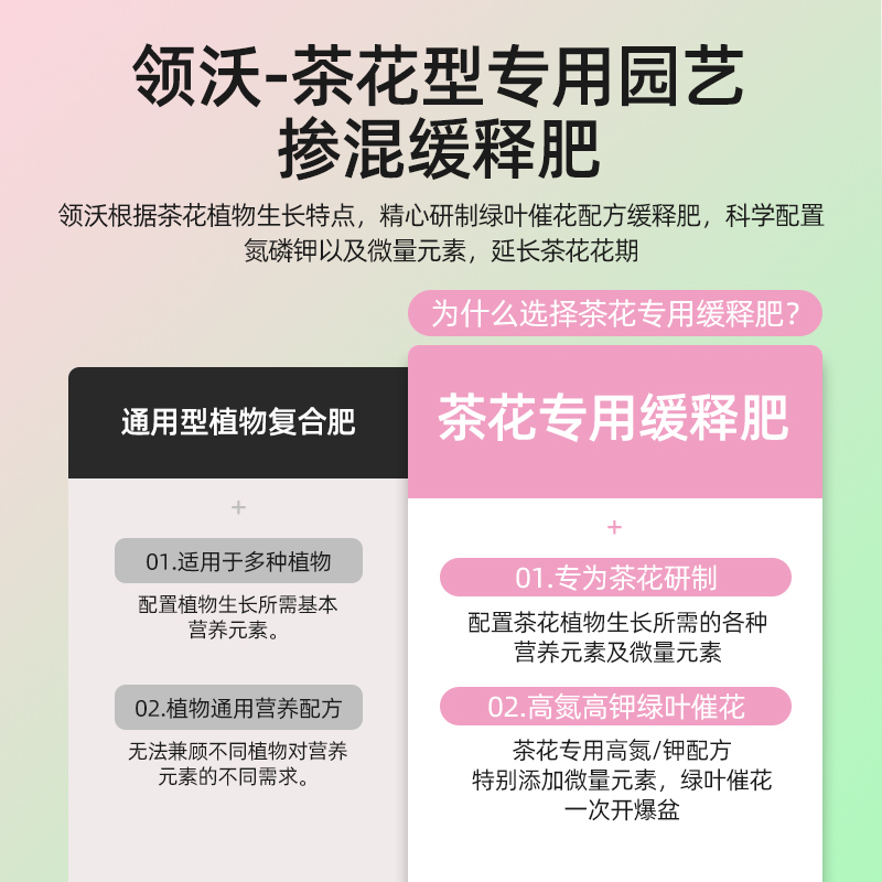 茶花专用缓释肥复合肥家用酸性促花开花植物盆栽绿植花卉养花肥料