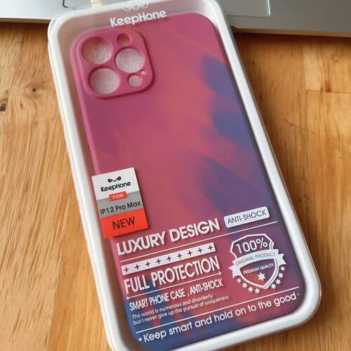 keephone苹果12系列适用12promax手机壳全包镜头iPhone12mini防摔液态硅胶软壳12保护套水彩泼墨抽象创意女