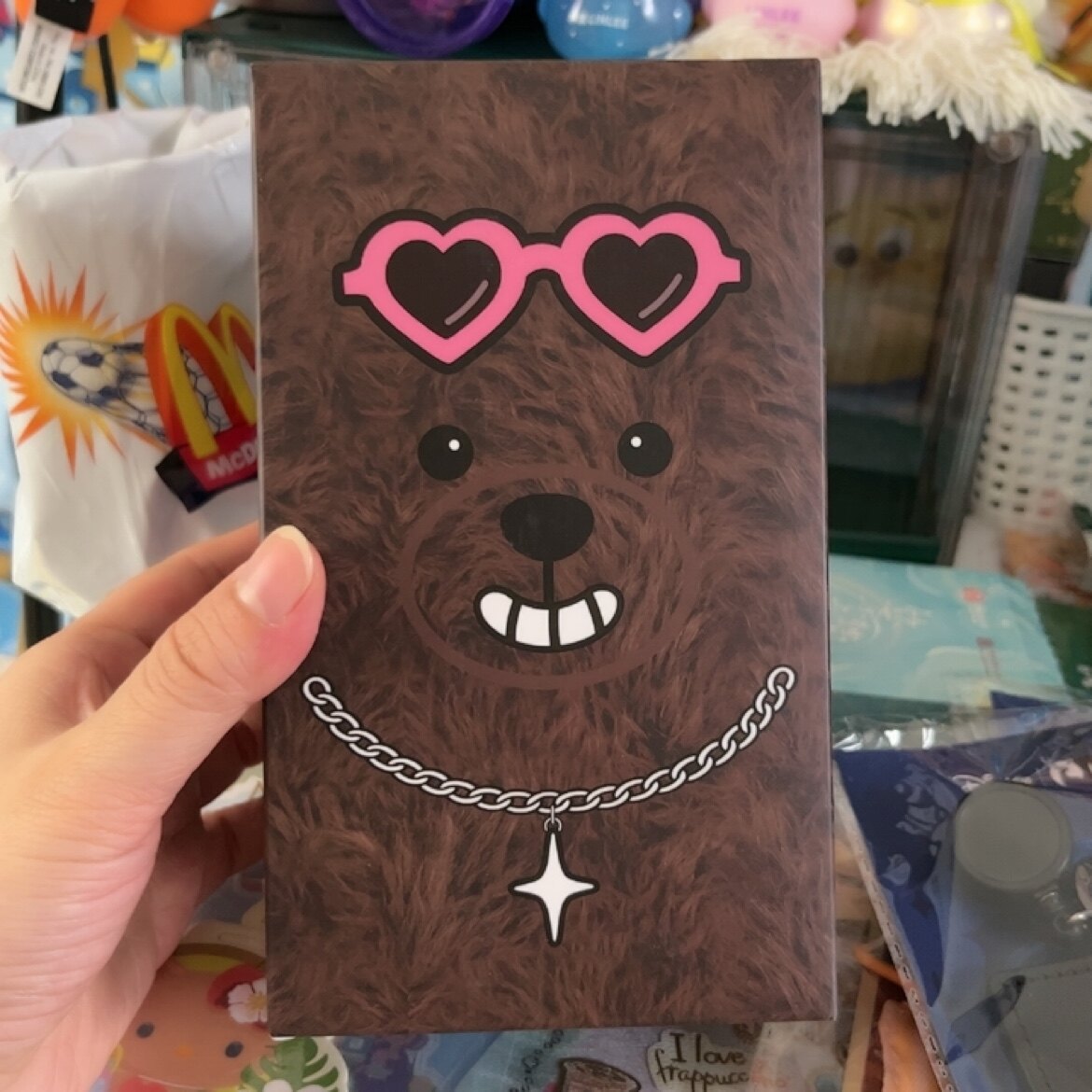 全新星巴克七夕限定憨憨卷毛熊店长挂件毛绒包包挂件公仔玩偶情侣