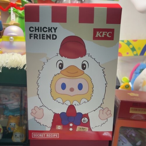 全新肯德基FarmerBob愈见k秘方系列奇奇兽毛绒搪胶玩偶潮玩手办