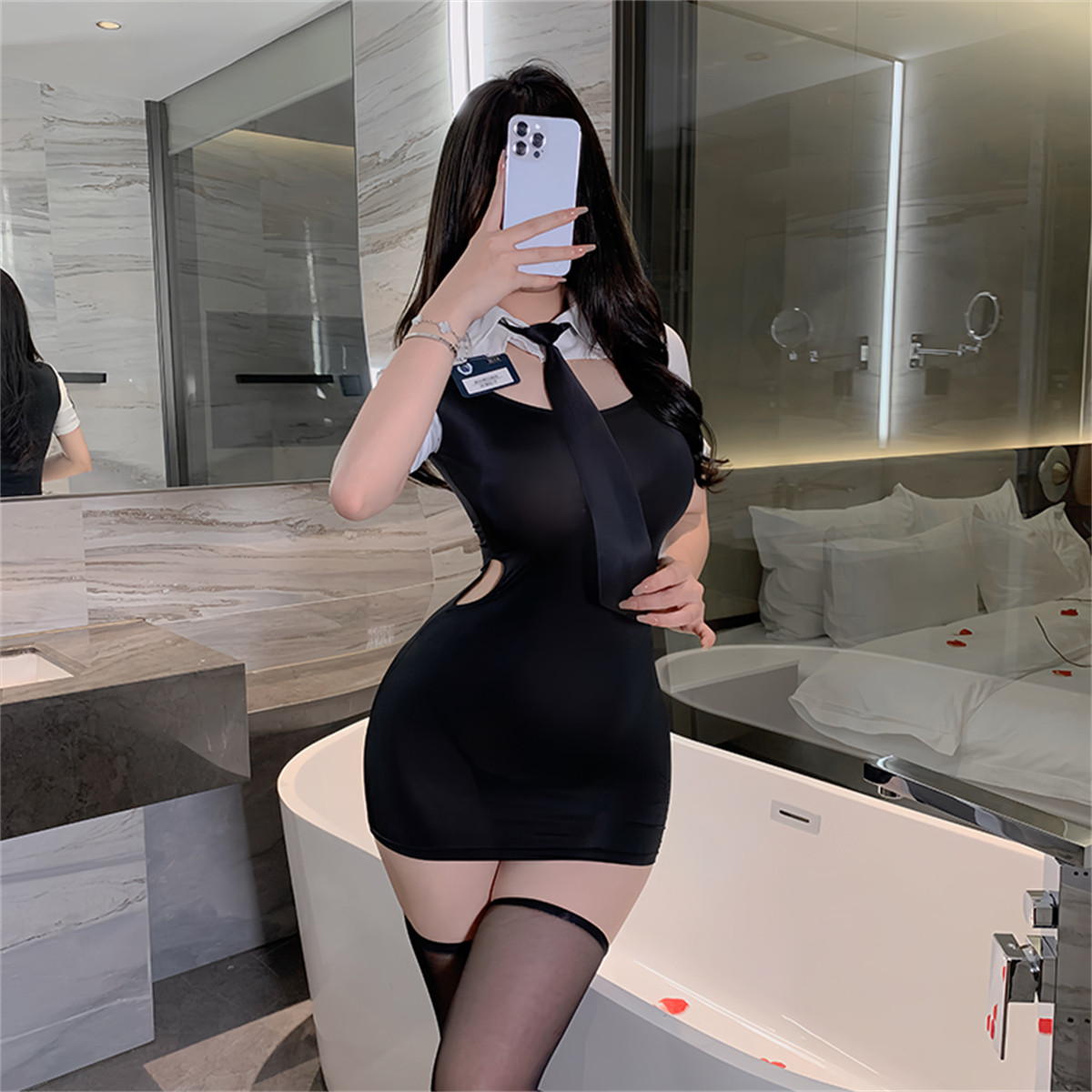 姬GILL做你的猫内衣免脱纯欲OL职业女警教官制服诱惑套装酒吧夜店