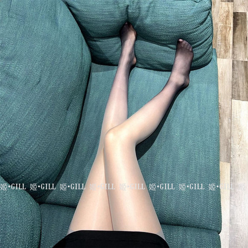 渐变色丝袜女黑丝白丝美腿