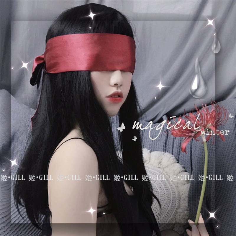 姬 Gill：沉沦 QingQU眼罩 双面可用性感绑手带角色扮演道具配饰