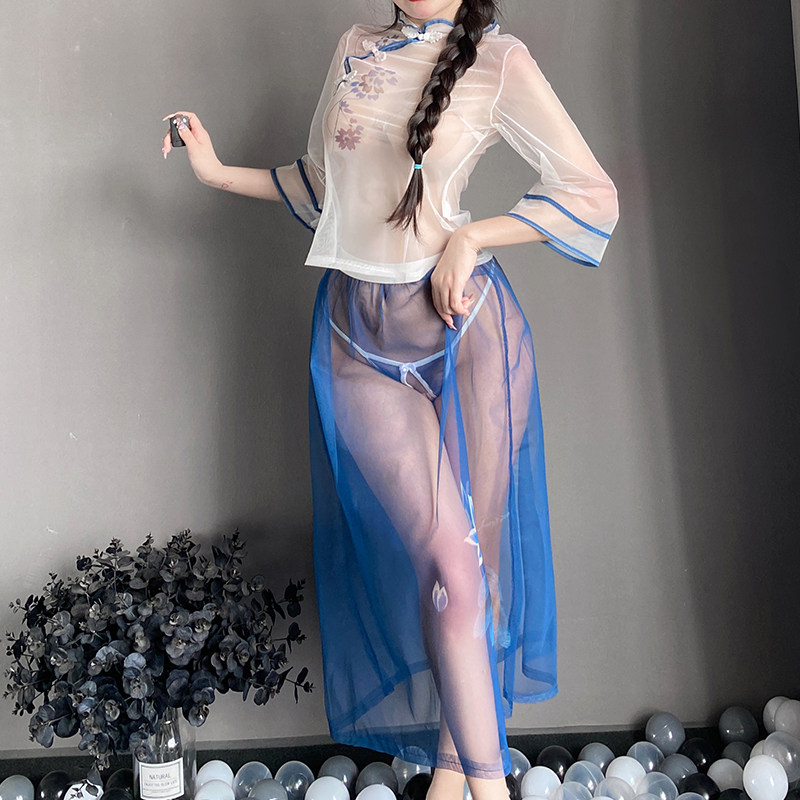 姬GILL:性感睡衣女高级感蕾丝吊带睡裙夏季薄款汉服古装制服内衣,女士内衣/男士内衣/家居服,睡衣/家居服套装,淘宝优惠券,粉丝福利购,淘宝优惠卷