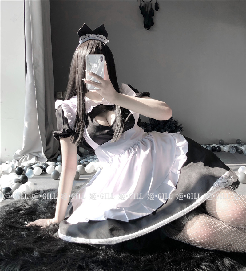 gill女仆装性感cos女佣免脱火辣