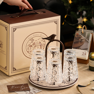漫时光鹊跃枝头杯子套装高档礼盒装待客茶杯乔迁新居结婚陪嫁礼物