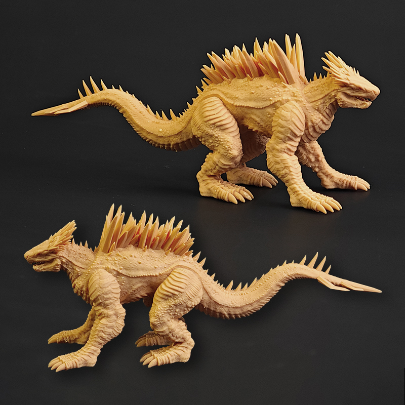 哥斯拉怪兽宇宙EX泰坦巨兽始祖石穆雪魔GK手办白模树脂模型摆件