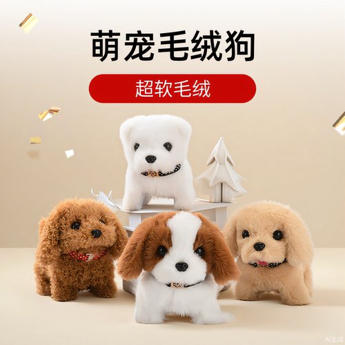 走路会叫毛绒玩具会摇头
