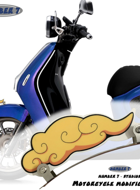 适用于本田NWF150 NS150LA NS125LA 改装个性挡泥板风刀装饰牌板