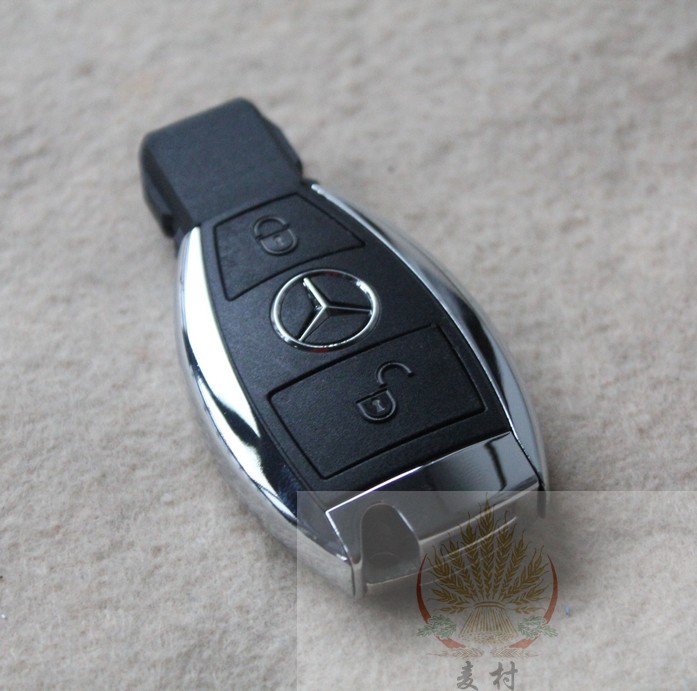 奔驰2键遥控钥匙 红外汽车钥匙 GLK300 GLK260 R300 ML350车钥匙