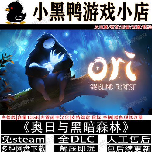 奥日与黑暗森林完整版免steam中文PC单机游戏多网盘下载解压即玩