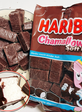 哈瑞宝天使之吻脆皮巧克力涂层棉花糖拉丝进口纯可可脂圣诞糖果