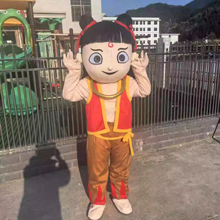 出租哪吒卡通人偶服装动漫人物敖丙玩偶服搞怪行走cos道具表演服