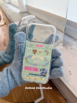 Dotted Dot手绘ins韩系蜗牛治愈手绘适用iphone18promax苹果17手机壳原创全包小众韩女可爱