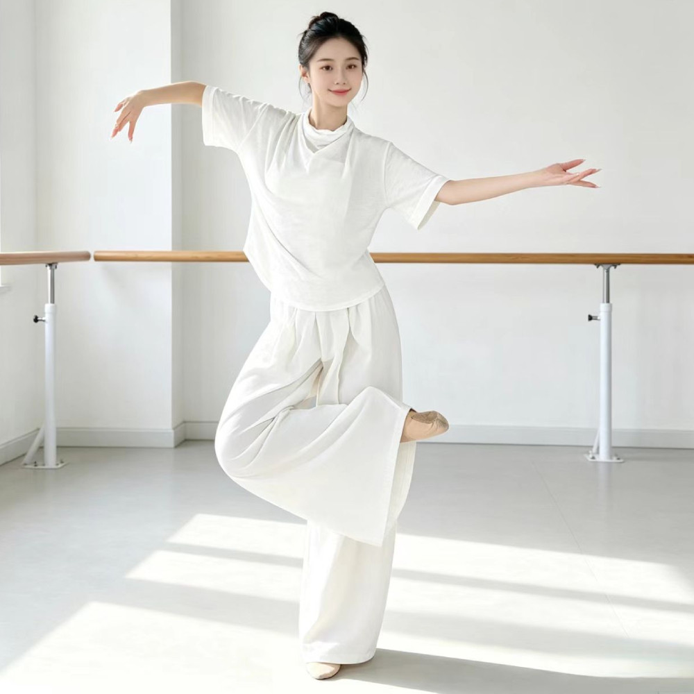 2026新款中袖练功舞蹈服套装图片