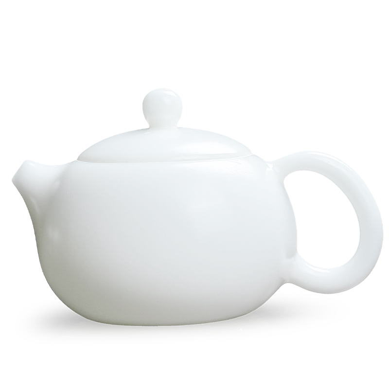 高档手工冰种玉瓷西施壶茶壶单壶
