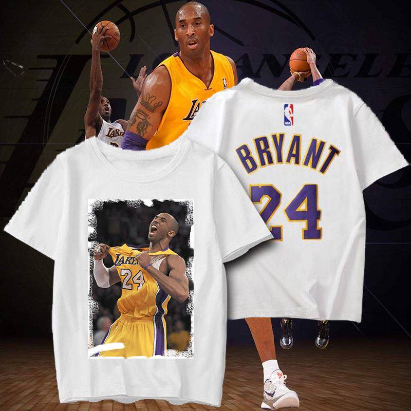Kobe 24 No basketball clothes nba Lakers Same item customized jacket Short sleeved T-shirt men and women motion Training clothesin the Men's clothing, T-shirt  category - from Buy2taobao.com to provide professional Taobao agent buy service