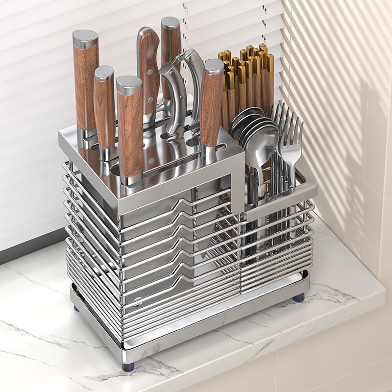 厨房刀架免打孔台壁刀具收纳架