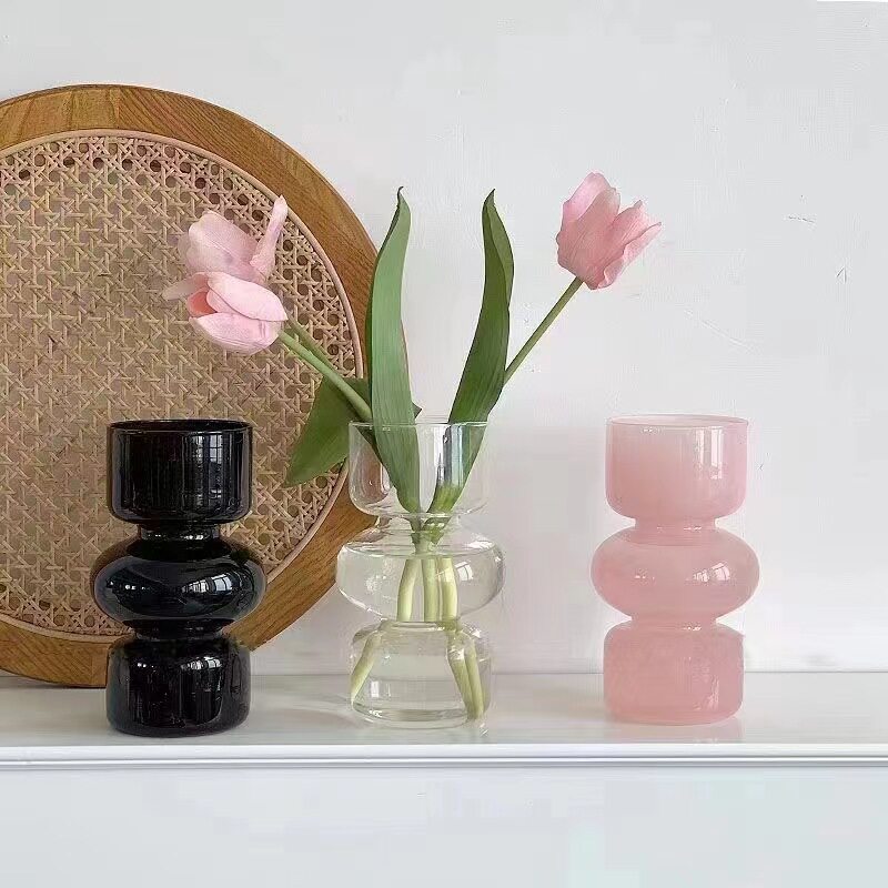 欧式复古玻璃花瓶个性创意