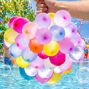 儿童水气球快速灌注水器自动打结夏天户外无毒水弹打水仗玩具神器