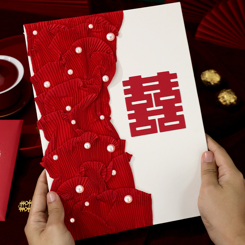 礼金薄结婚签名册嘉宾礼单记账本