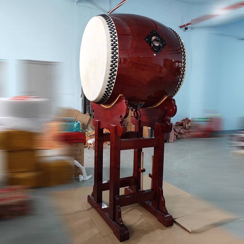 台湾鼓牛皮鼓寺庙寺院鼓立式鼓架大鼓风雷鼓钟鼓楼法器大殿鼓