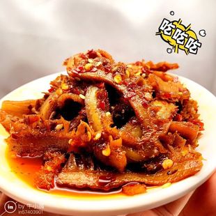 麻辣牛肚湖南特色麻辣食品香辣毛肚丝即食小吃手工现做零食