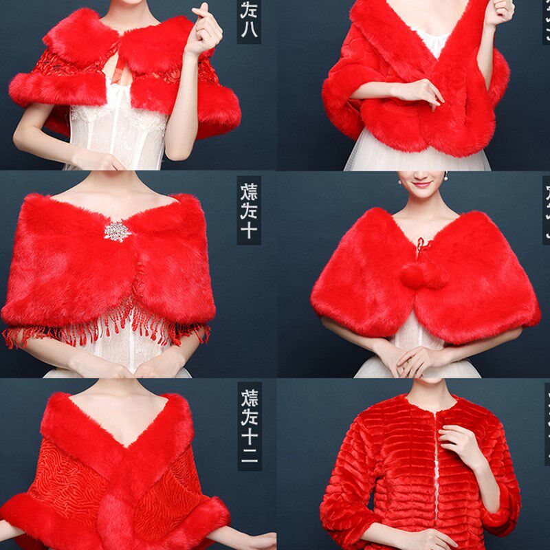 新品新娘婚纱礼服伴娘2018冬季结婚披肩百搭时尚加厚保暖毛伴娘外在类目 女装/女士精品, 婚纱/旗袍/礼服, 礼服/晚装中 - 来自Buy2taobao.com提供专业的淘宝代购服务