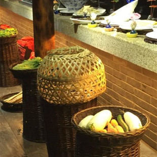 竹编家禽鸡笼农家乐农庄饭店餐馆摆件摆设大厅壁饰品壁挂饰家笼子