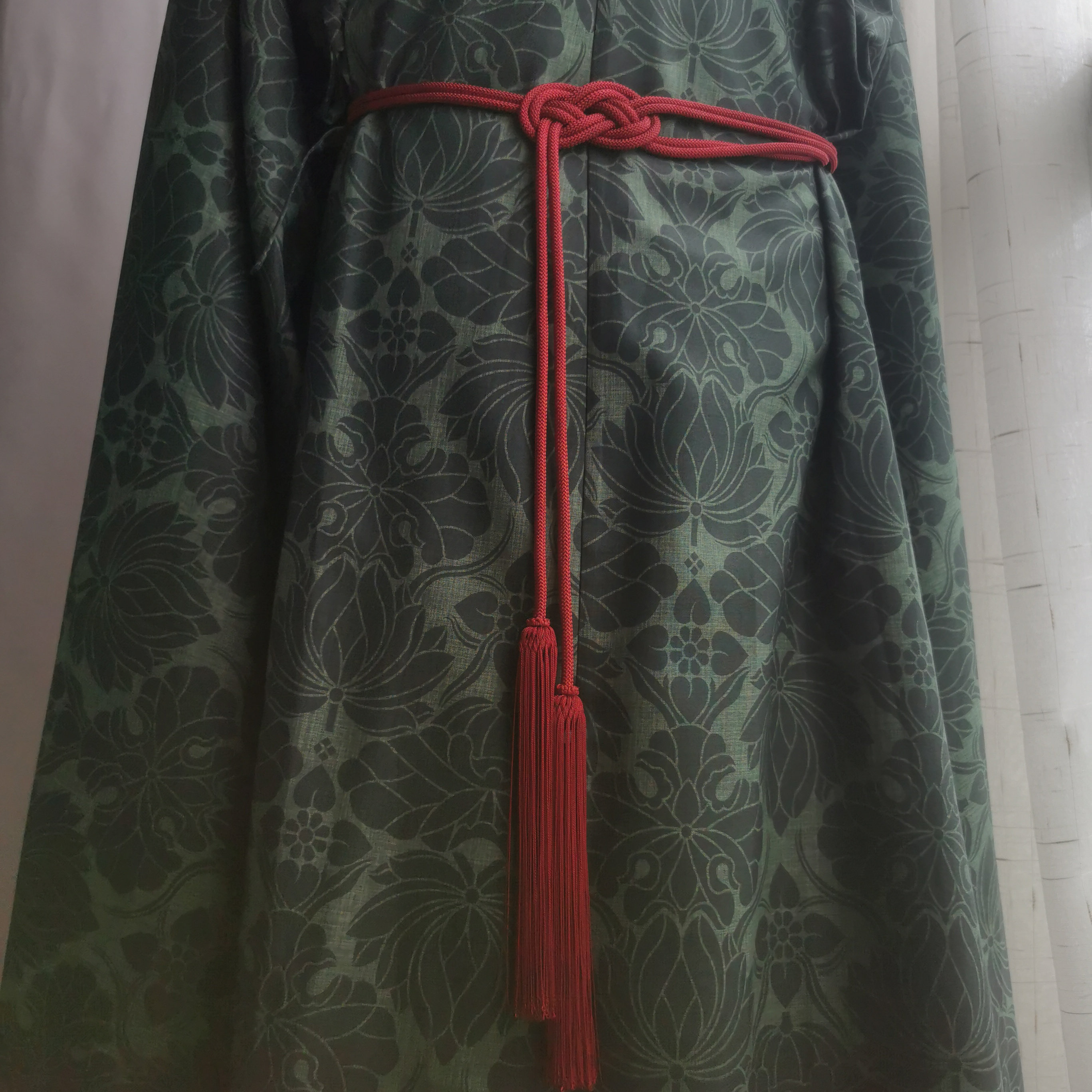 镜水桐光]回笼流苏汉服绦带&middot;葫芦头|配饰传统手工腰带极简宫绦