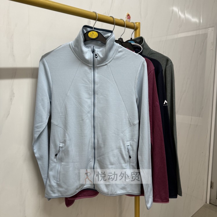 跑步健身外套女立领跑步服运动上衣瑜伽服速干外套秋冬健身服透气