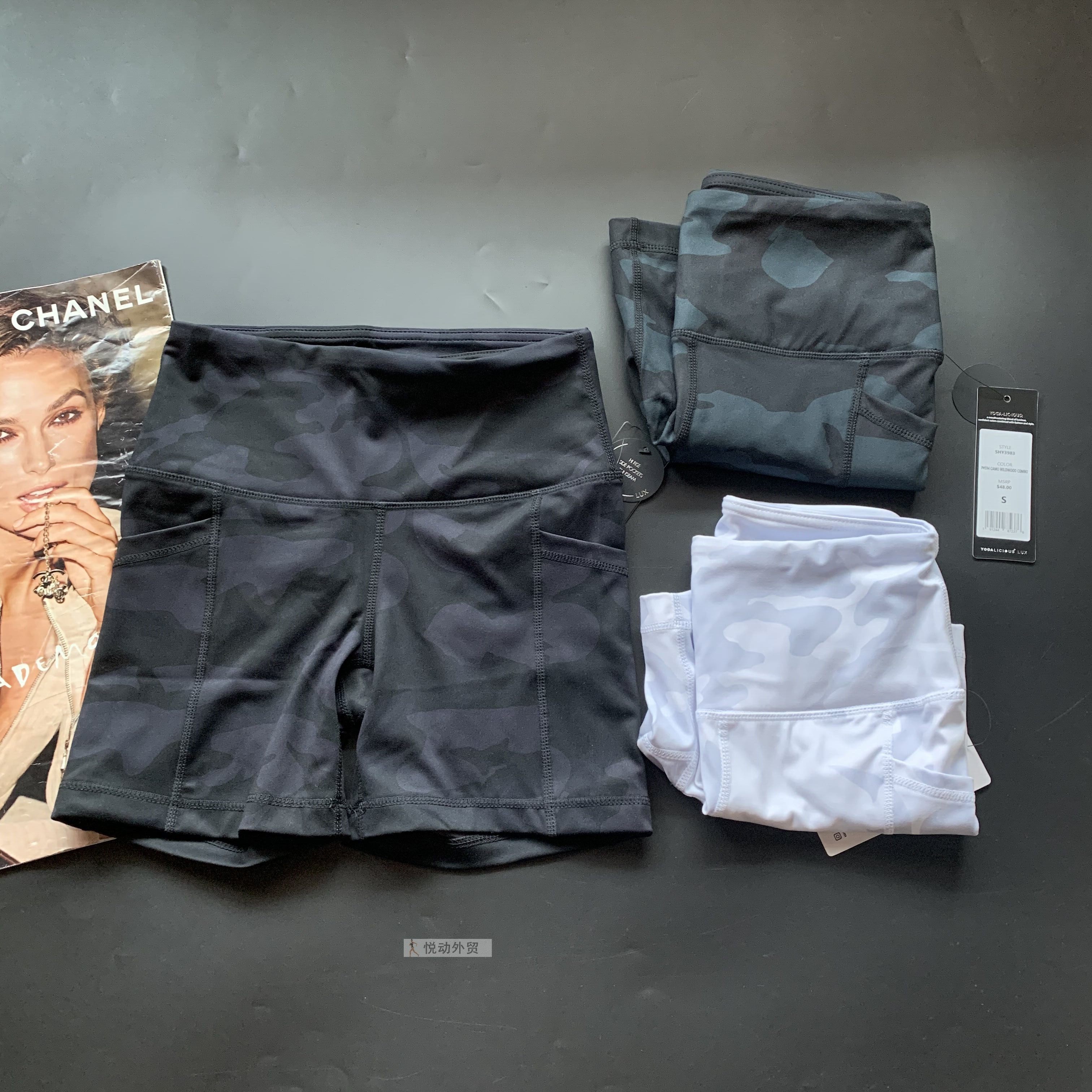 运动短裤女夏季瑜伽裤速干透气跑步三分裤健身跑步裤训练紧身裤,运动服/休闲服装,健身裤,淘宝优惠券,粉丝福利购,淘宝优惠卷