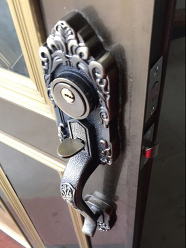 罗普斯金老式青古铜通用型大门锁