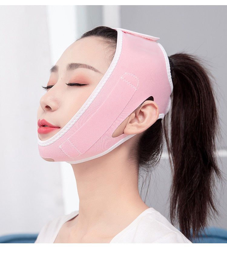 瘦脸神器仪睡眠绷带提升提拉v脸部紧致下垂法令纹双下巴咬肌面罩