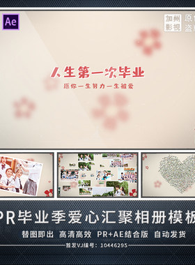 PR模板/校园毕业季/儿童/庆六一活动/感恩师生回忆录怀旧电子相册
