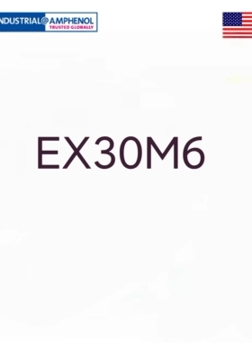 安费诺Amphenol EX30M6 EX系列配套6平端子  全新原装正品