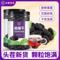 百果坚坚新疆桑葚干无沙吐鲁番特产桑葚果干泡水泡茶特级黑桑葚干