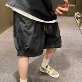 UGLY夏季 工装 侧拉链短裤 MXD 男户外潮流休闲宽松纯色速干五分裤