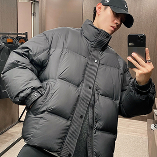 简约设计羽绒服男白鸭绒软糯泡芙保暖面包服 新款 MXD UGLY2025冬季