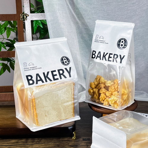 瑞丽烘焙铁丝密封袋BAKERY白色