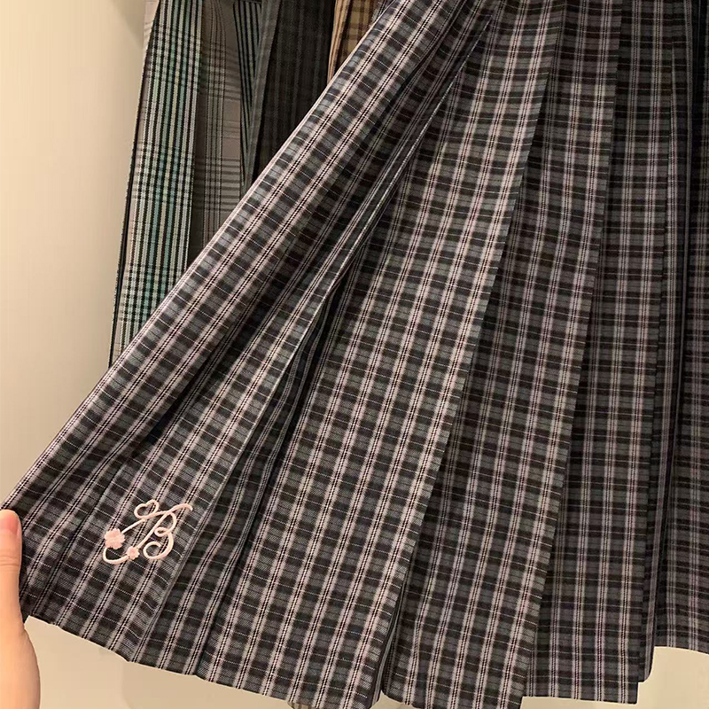 【弦樱】绊JK原创学院风小格JK制服格裙半身裙短裙中长裙