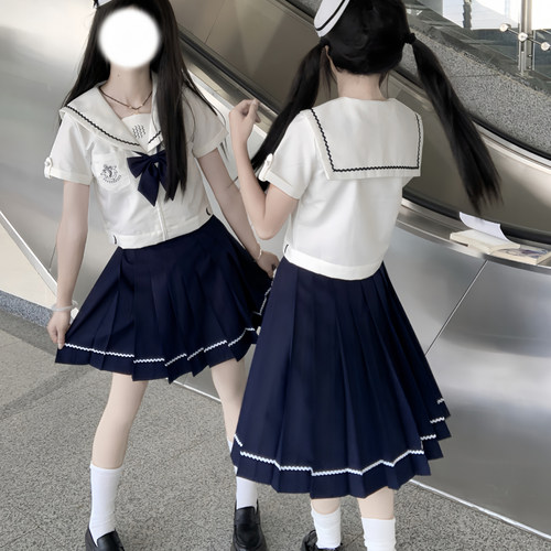 绊JK原创夏季短袖水手服