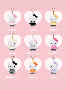 【爆款金智秀联名jisoo猫咪盲盒挂件】卡通毛绒玩偶公仔包包挂件