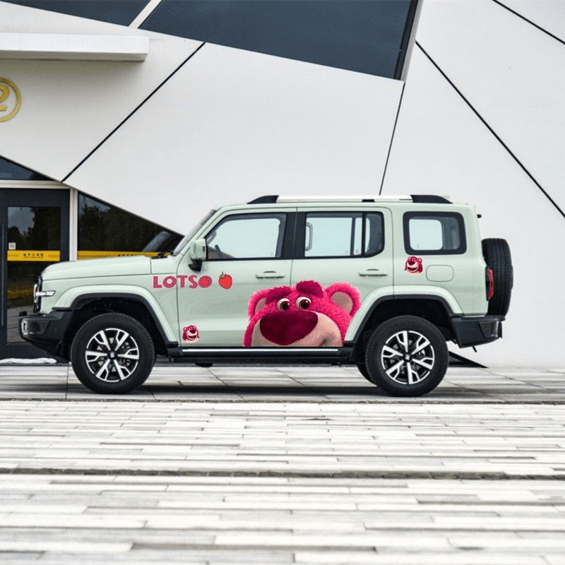 坦克300星之卡比车贴牧马人库洛米车身贴纸车门划痕可爱装饰拉花