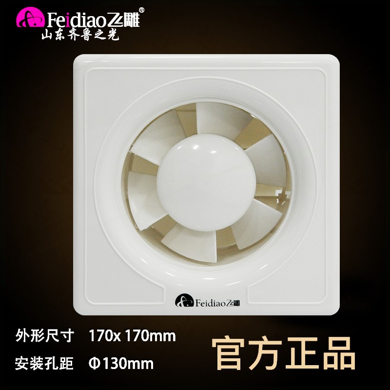 飞雕换气扇排风排气扇家用卫生间墙壁安装apc11-1a橱窗