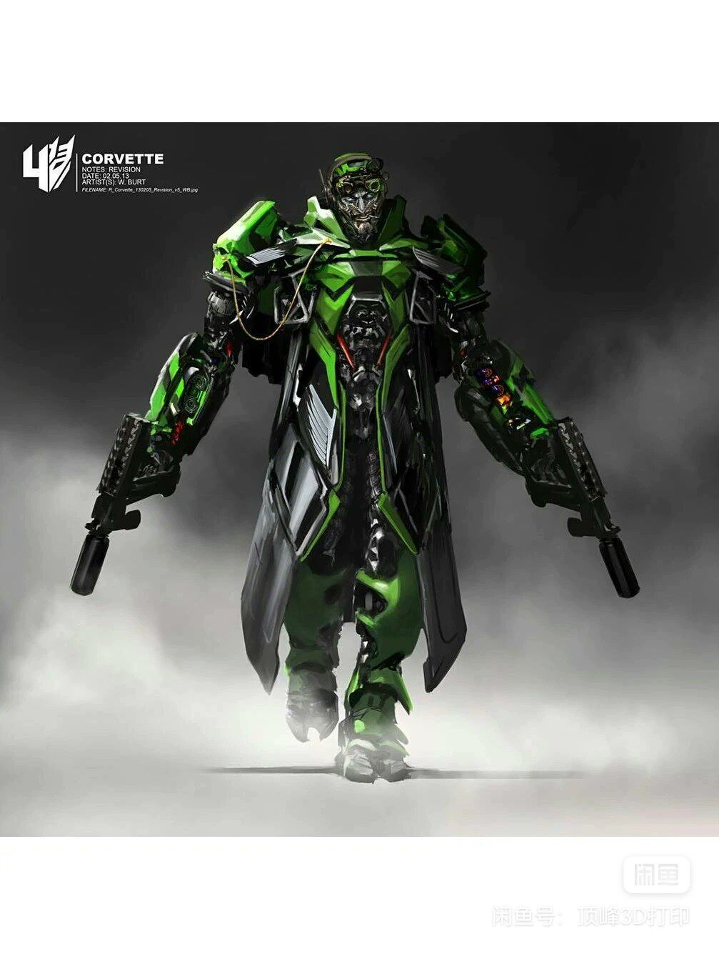 变形模型金刚5dmk十字线准星白模准星漂天移探长擎天柱手办包邮